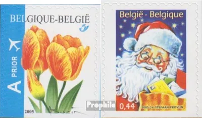 Produktbild von Briefmarken Belgien 2005 Mi 3454Du,3515Du (kompl.Ausg.) gestempelt Blumen