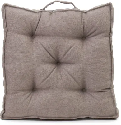 Produktbild von Gözze Boxkissen Darco (gefüllt) taupe 40x40x7 cm