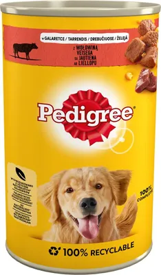 Obrázok produktu pre Pedigree Adult Beef in Jelly mokré krmivo pre psov 1200 g