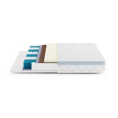Produktbild von Matratze medizinische 140x200 cm MEDIRO CARE, Taschenfederkern H2/H3, 7 Zonen, 20 cm Höhe