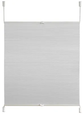 Produktbild von Deco4Me Wabenplissee Klemmfix ohne Bohren – Thermo-Schutz mit Verdunkelung – Weiß Blackout, 120 x 140 cm
