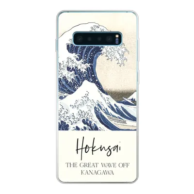 Produktbild von MuchoWow® Handyhülle Schutzhülle Hülle für Samsung Galaxy S10 Plus Die große Welle von Kanagawa - Katsushika Hokusai Silikon Softcase Handy Hülle - Schutzhülle