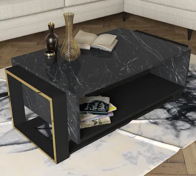 Produktbild von Skye Decor, Bianco, Couchtische, Schwarz, 106,4 x 40,4 x 60 cm