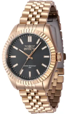 Produktbild von Invicta Specialty 47508 Damenuhr - Quarzwerk - Edelstahl mit schwarzem Zifferblatt - 36 mm