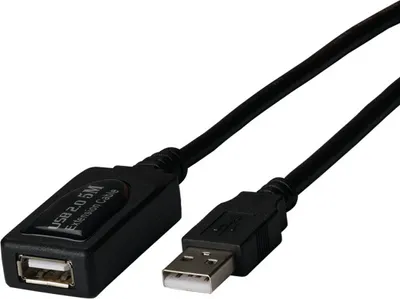 Image de EFB K5263.5V3 EFB USB2.0 Repeater Kabel 5m aktiv USB-A Buchse->USB-A Steck