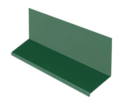 Obrázek produktu pro Horní lemování pro kombinaci s krycí lištou RŠ 200, 2 bm, Lak. pozink, Mech. zelená RAL 6005