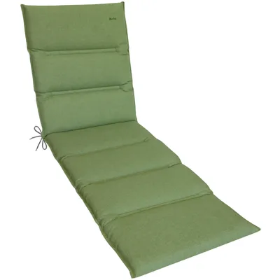 Produktbild von Herlag Liegenauflage Greta 190x60x7cm Oliv, Auflage Green-Line: Bezug aus 100% recyceltem Polyester, Liegepolster mit Fleck- & UV-Schutz