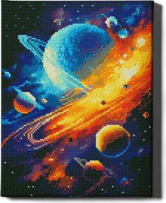 Produktbild von 5D Diamant Painting DIY Malerei Stickerei Vollbedeckung Holzrahme Oh Art