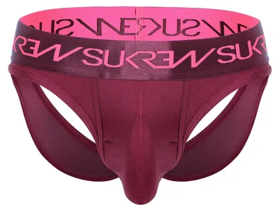 Image de SUKREW - Sous-vêtement String Hommes - V-Thong Claret - 1x Taille XXL