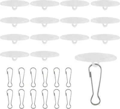 Produktbild von Transparente Selbstklebende Wandhalter - Ohne Bohren, Ideal für Schlafzimmer und Badezimmer