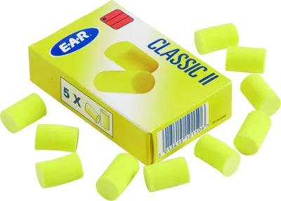 Immagine prodotto di inserti auricolari 3M EAR CLASSIC 28dB, 250 paia/confezione, materiale:schiuma polimerica termicamente attiva, valore di attenuazione:SNR = 28/ H = 30/ M = 24/ L = 22, design:nv