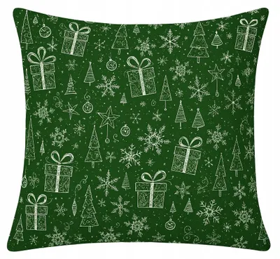 Obrázok produktu pre Bavlnená vianočná obliečka na vankúš 40x60 cm,