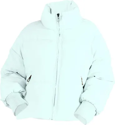 Produktbild von Mintjacke Wattierte Jacke mit Frontreißverschluss und hohem Standkragen