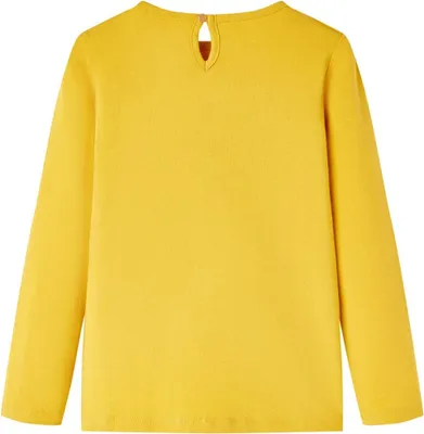 Produktbild von vidaXL Kinder-Langarmshirt Ocker 116