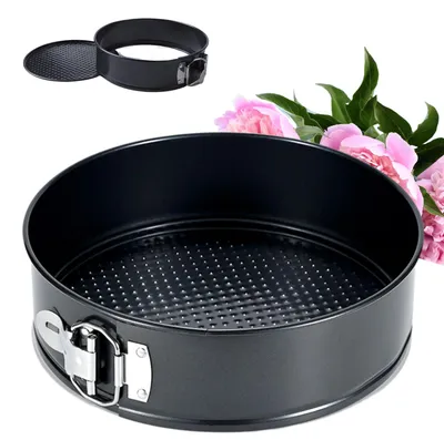 18 cm Springform, rund, auslaufsicher, für Kuchen, Pizza & Pfannkuchen