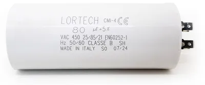 Permanenter Kondensator 80 µF 450 V für Elektromotor