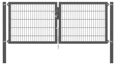 Image de Alberts 637071 Double porte Flexo avec accessoires, anthracite, largeur 250 cm, hauteur 100 cm