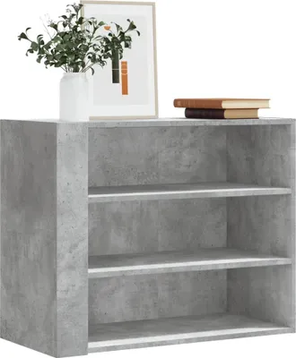 Produktbild von Möbel Wandregal Betongrau 75x35x60 cm Holzwerkstoff - Wandregale 848419