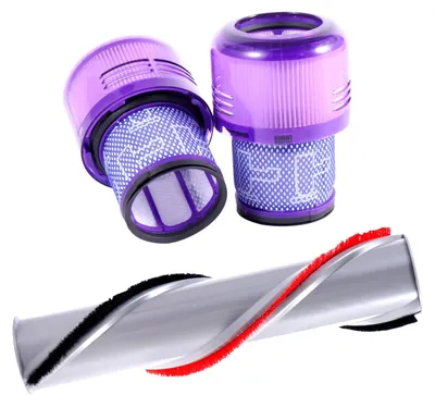 Ersatzbürstenwalze + 2 Filter für Dyson V11, kompatibel