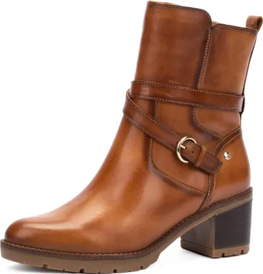 Produktbild von Pikolinos Damskie buty za kostkę skórzany pasek z klamrą Llanes W7H-8507, rozmiar:37 EU, kolor:Brązowy