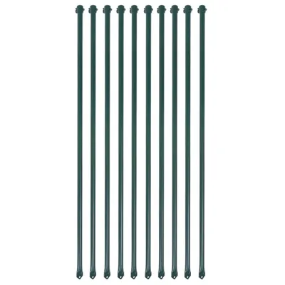 Immagine prodotto di Vidaxl Paletti da giardino 1 m Metallgrün 10 Stcs