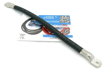 Batteriekabel 70 mm² 30 cm Schwarz M6 M8