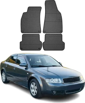 Produktbild von 2000-2008 Audi A4 Limo Avant Fußmatten Gummi Schwarz 4 tlg