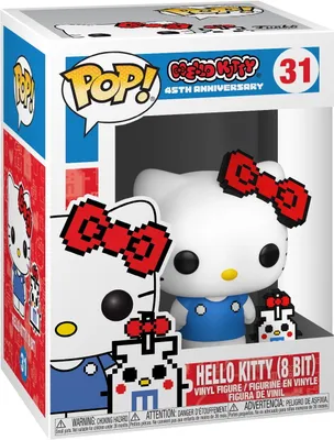 Produktbild von Hello Kitty 45th Anniversary - Hello Kitty (8Bit) 31 - Funko Pop! - Vinyl Figur