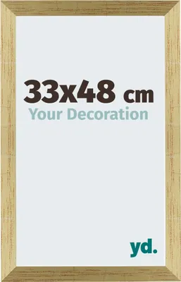 Image de Cadre photo, 33x48 cm, or brillant, MDF, Mura