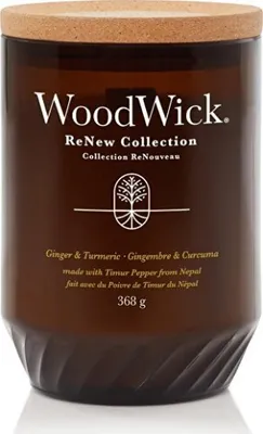Obrázek produktu pro WoodWick - ReNew Ginger & Turmeric Candle ( zázvor a kurkuma ) - Vonná svíčka 368.0g