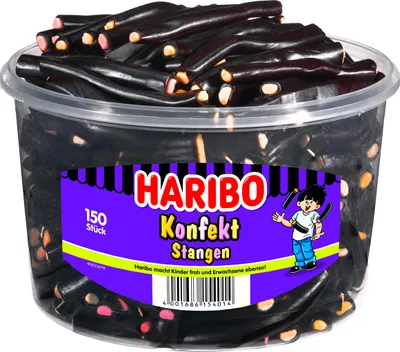 Produktbild von HARIBO cukrářské tyčinky lékořice 150 kusů