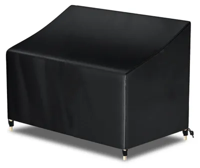 Immagine prodotto di Copertura impermeabile per panchina da giardino, tessuto Oxford 210D, adatta a panchine per 2 persone, dimensioni 134x70x60/88 cm, resistente ai raggi UV, antivento, con sacchetto per il trasporto