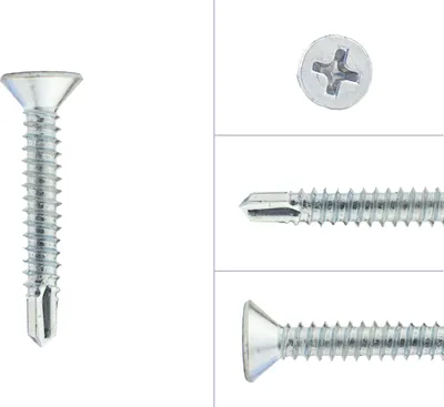 Obrázok produktu pre Samovrtné skrutky s hrotom 4,8 x 32 mm pozinkované - 200 kusov