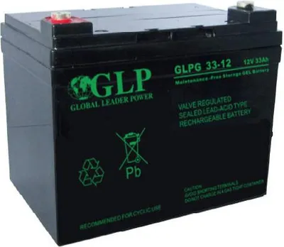 Zdjęcie produktu dla Glpg 33-12: Glpg 33-12: Akumulator Vrla Gel 12V/33Ah M6