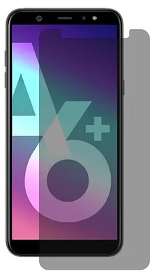 A smartphone with a screen protector.