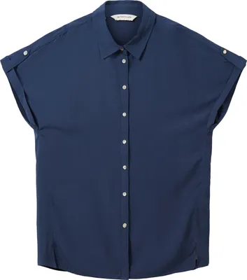 Produktbild von Lockere Bluse Kurzarm Legeres Kragenhemd  | 36