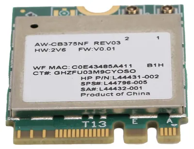 Image de Module Wi-Fi 2,4/5,0 GHz, Bluetooth 5.0, carte réseau sans fil M.2 NGFF, 802.11a/b/g/n/ac, RTL8822CE
