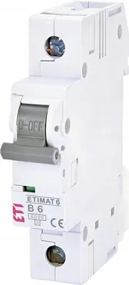 Produktbild von ETI Polam | Fehlerstromschutzschalter Etimat 6 1P C63 - 63A - IP20 - Kompakt und zuverlässig