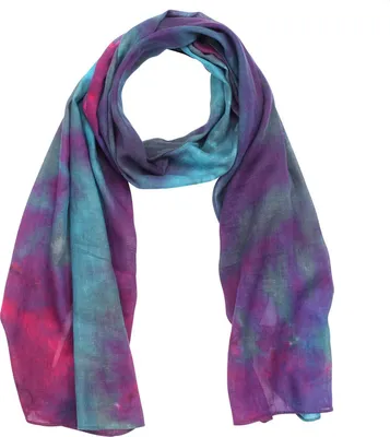 Produktbild von Schal - Allover - tie dye - 40x140 cm - Halstuch