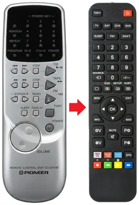 Fernbedienung passend für PIONEER PDCQ180 | XQ180