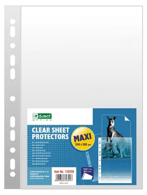 Zdjęcie produktu dla KOSZULKA D.RECT KRYSTALICZNA 100MIC a'50 MAXI 240x305mm
