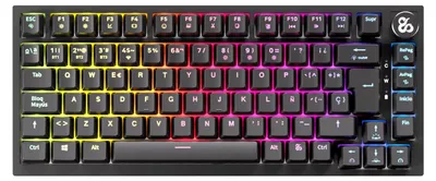 Produktbild von Gaming-Tastatur, kabellos, mechanisch, schwarz