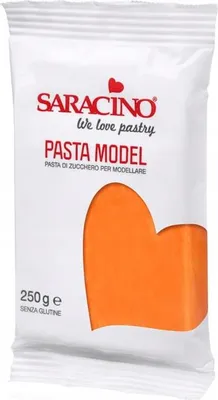 Produktbild von Orangenmodellierzuckerpaste Orangenmodellierpaste 250g - Saracino