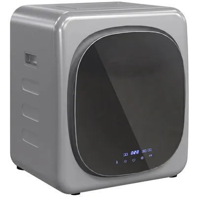 Produktbild von Ablufttrockner 4 kg mit Smart-Modus, 800 W Kompakttrockner mit Edelstahltrommel, Silber