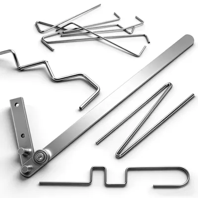 Image de Machine de pliage manuelle - Appareil de pliage multifonctionnel - Machine de pliage de tubes - Pour barres en fer d'une épaisseur de 1 à 10 mm - Compact - Installation facile