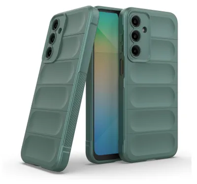 Produktbild von Handy Hülle für Samsung Galaxy A16 / A16 5G Grip Case Cover Schutzhülle Softgrip Farbe: Grün