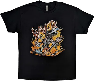 Produktbild von Slayer - T-Shirt für Herren/Damen Uni RO9281 (XL) (Schwarz)
