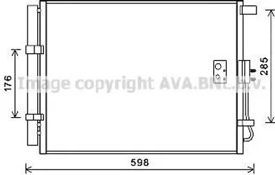 Produktbild von PRASCO HY5373D Kondensator Klimaanlage Klimakondensator für HYUNDAI i30 (GD) +Trockner