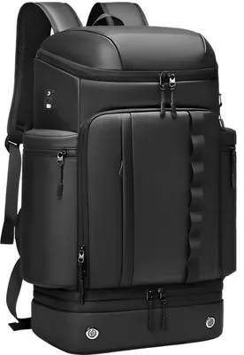 Produktbild von CarryQuest® - Trekkingrucksack 50L wasserdicht Schwarz
