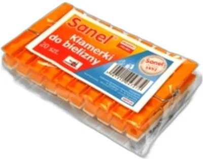 Zdjęcie produktu dla Klamerki Do Bielizny Sanel A20 Sztuk